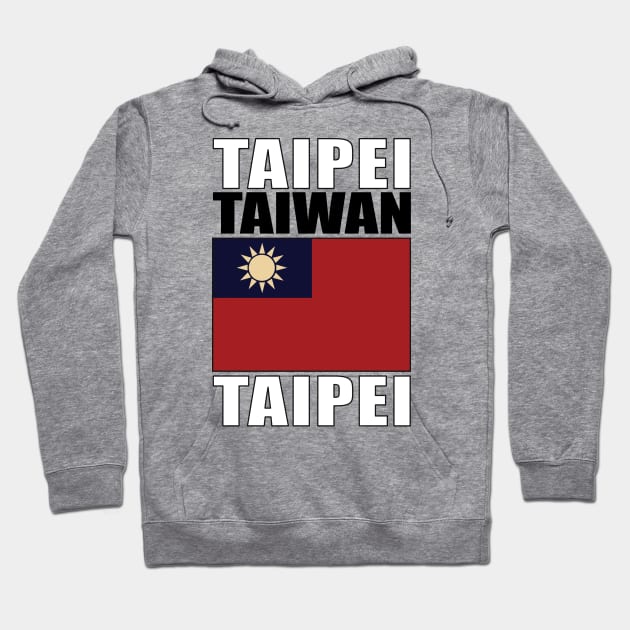 Flag of Taiwan Republic of China Hoodie by KewaleeTee